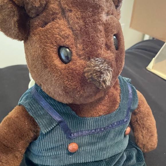 Vintage 1983 Emotions Johnny Stuffed Bear Plush - Picture 2 of 11